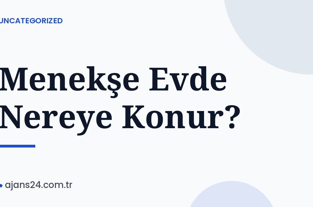 Menekşe Evde Nereye Konur?